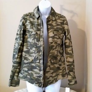 Juniors'  Twill Utility Jacket